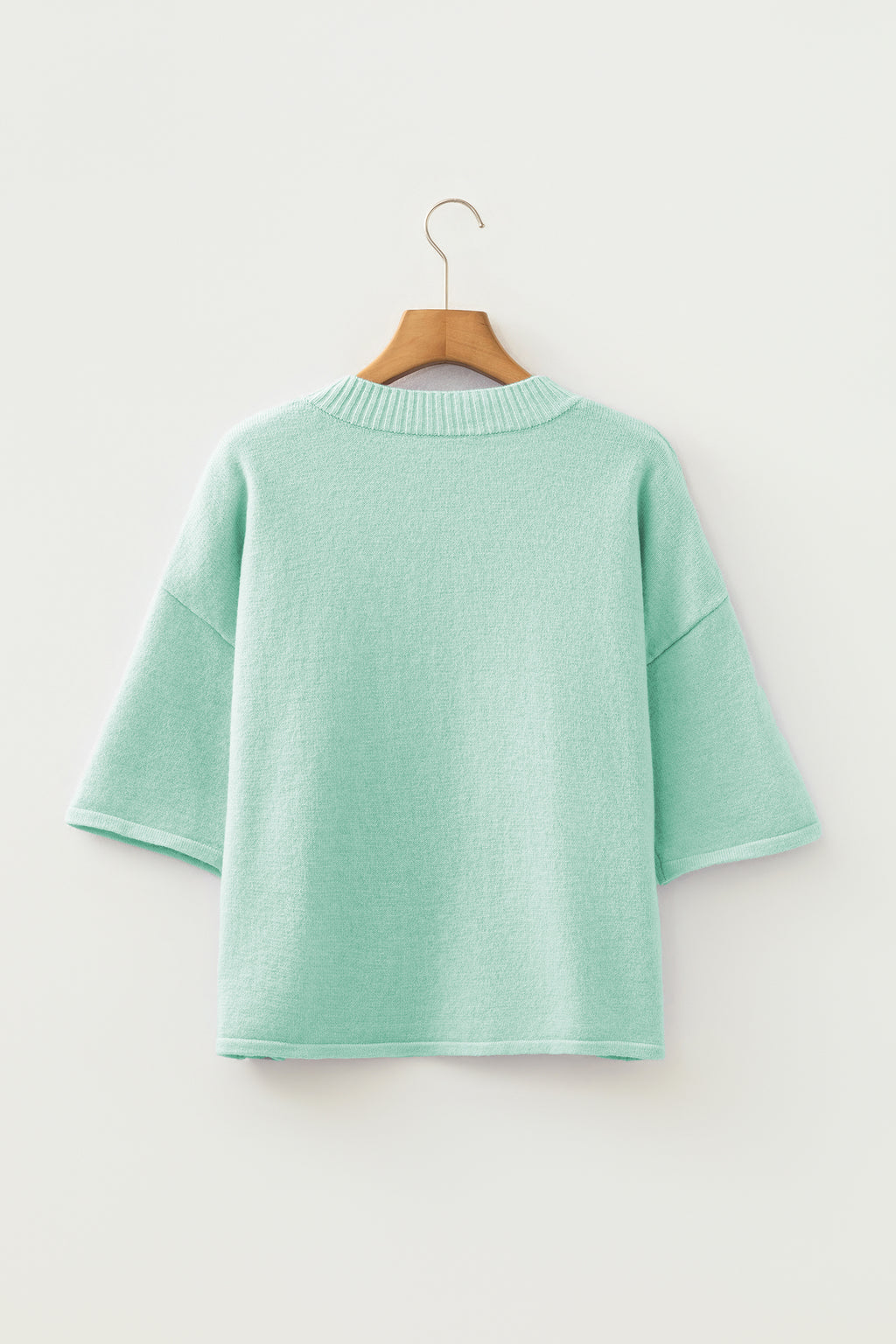 Button-Front Knit Cardigan