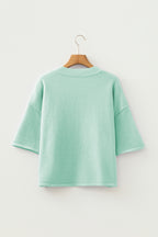 Button-Front Knit Cardigan