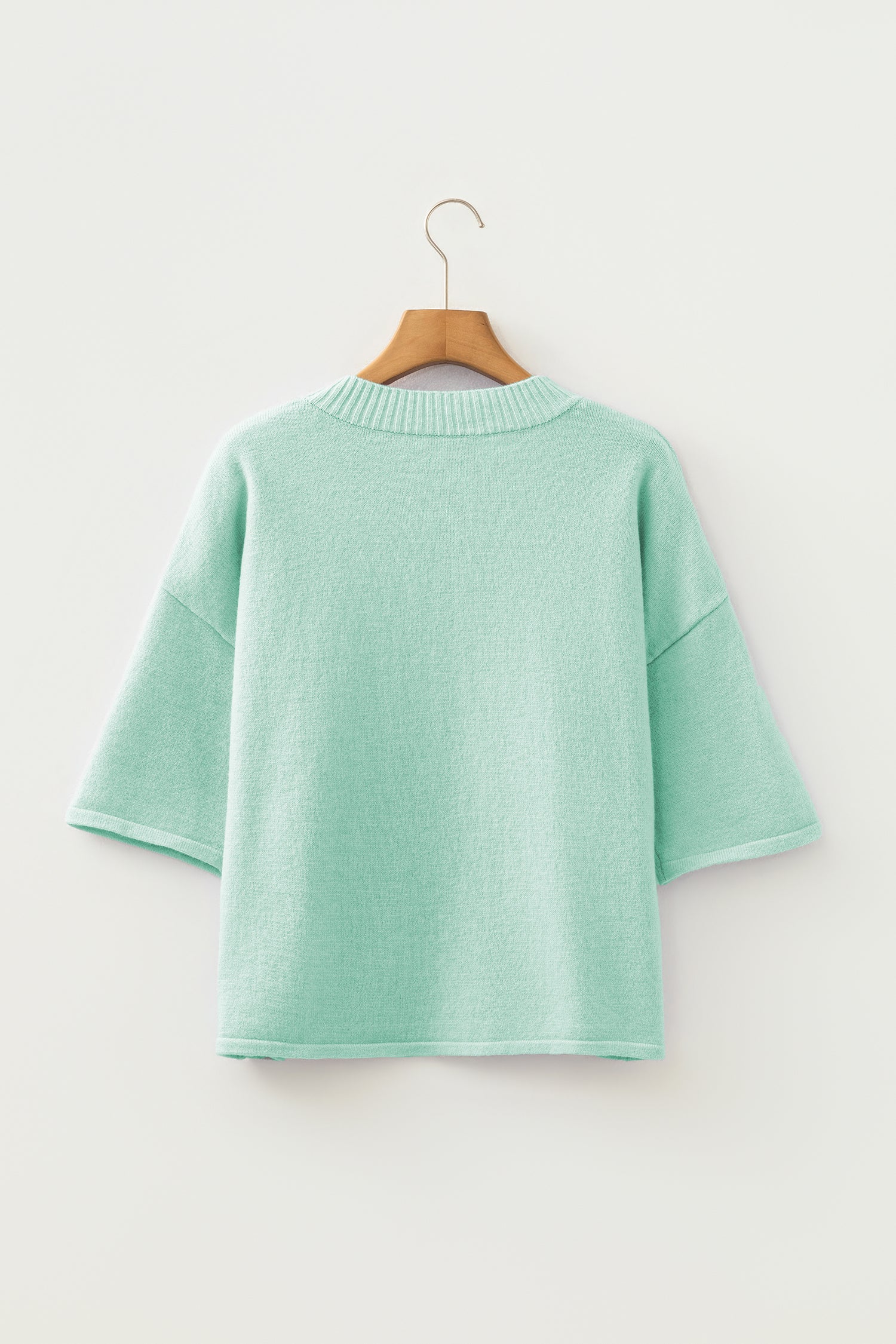 Button-Front Knit Cardigan