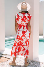 Poppy Floral Print Maxi Dress