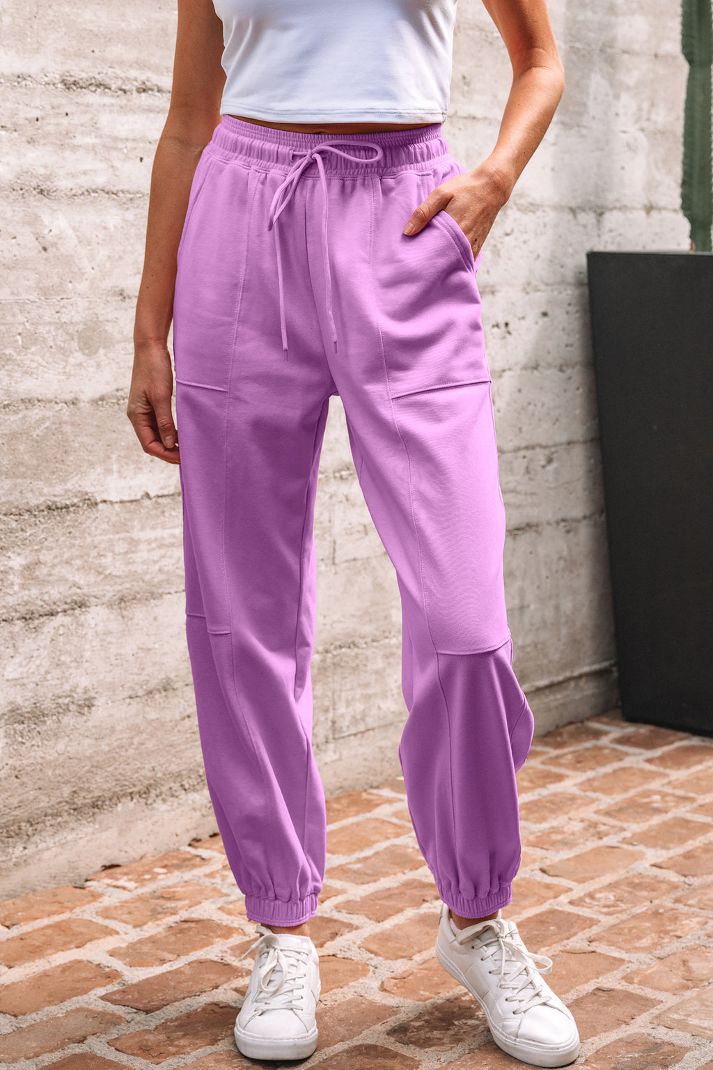 Panelled Drawstring Joggers