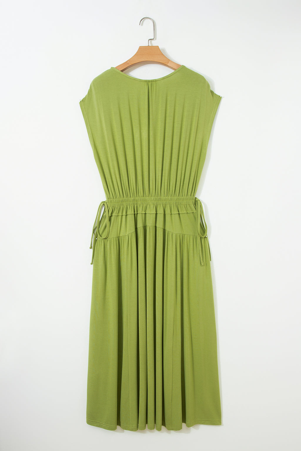 Matcha Smocked Waist Maxi Dress