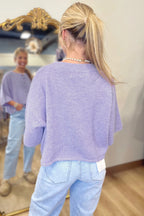 Button-Front Knit Cardigan