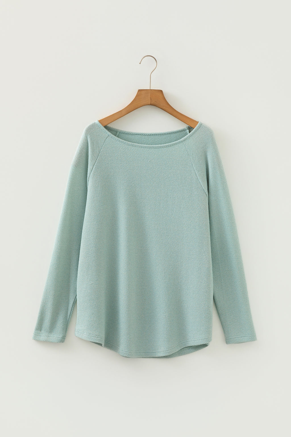 Seafoam Textured Knit Top