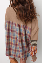 Mixed Pattern Waffle Henley