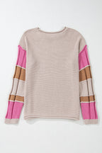 Oatmeal Colourblock Sweater