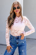 Blush Floral Lace Top