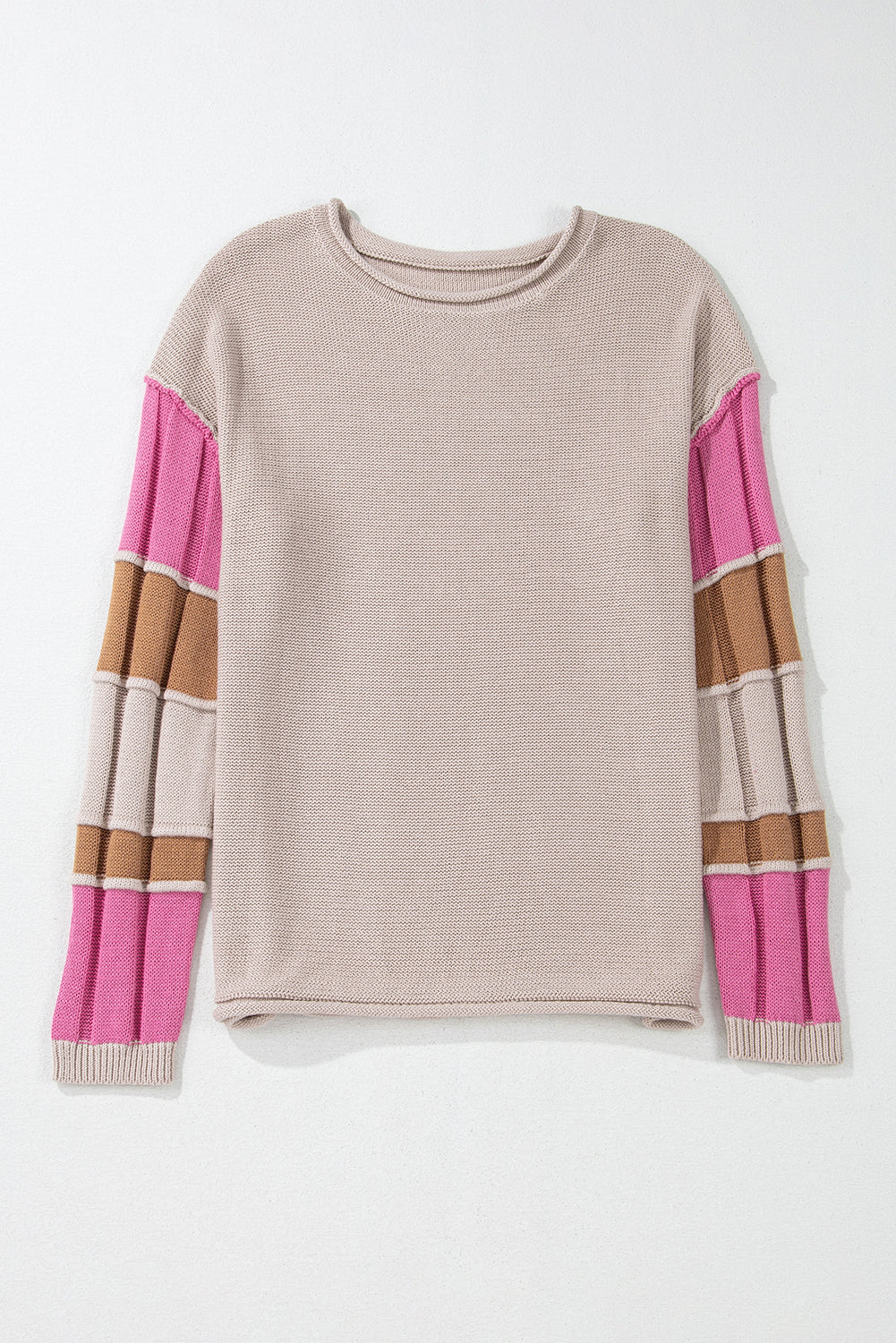 Oatmeal Colourblock Sweater