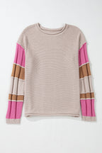 Oatmeal Colourblock Sweater