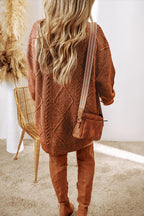 Long Sleeve Knit Sweater Dress