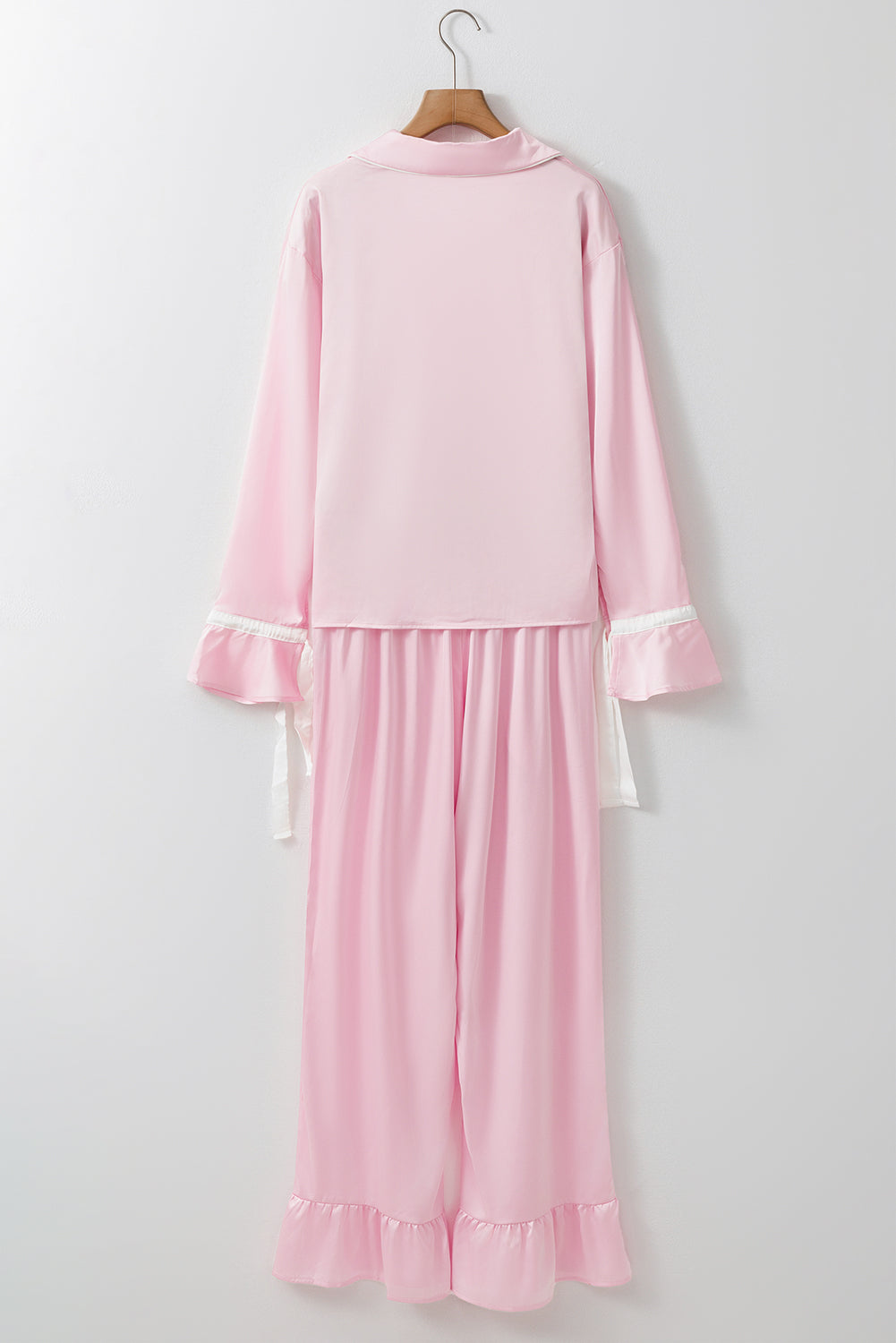 Blush Satin Lounge Set
