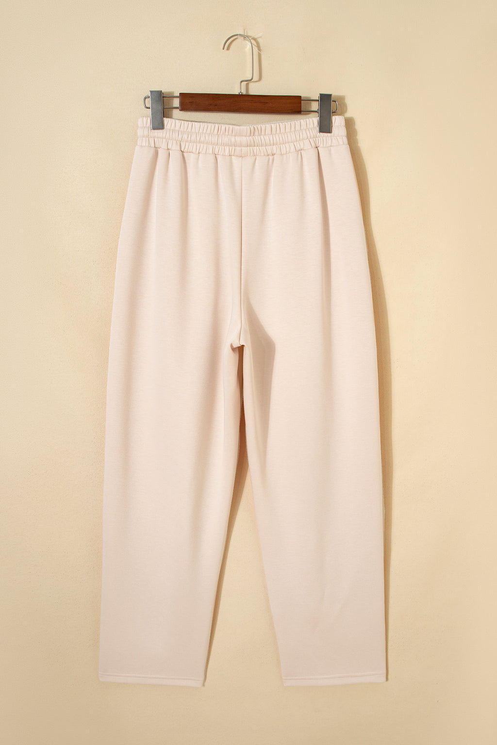 Vanilla Embroidered Pocket Joggers