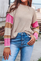 Oatmeal Colourblock Sweater
