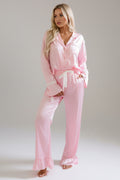 Blush Satin Lounge Set