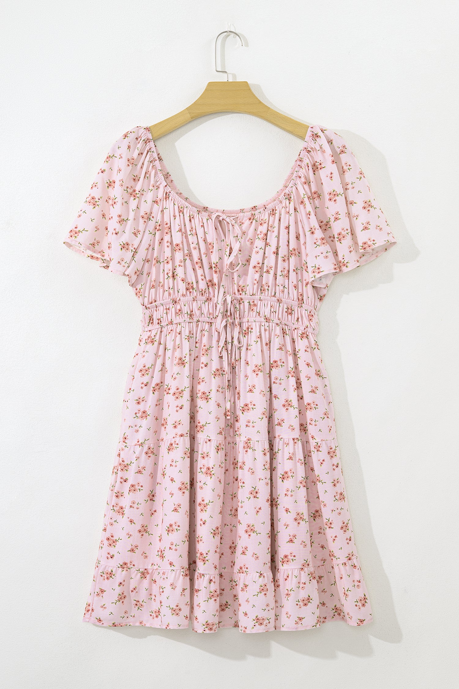 Blush Ditsy Floral Mini Dress