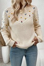Butter Wildflower Embroidered Knit Sweater