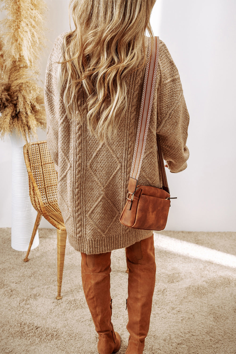 Long Sleeve Knit Sweater Dress