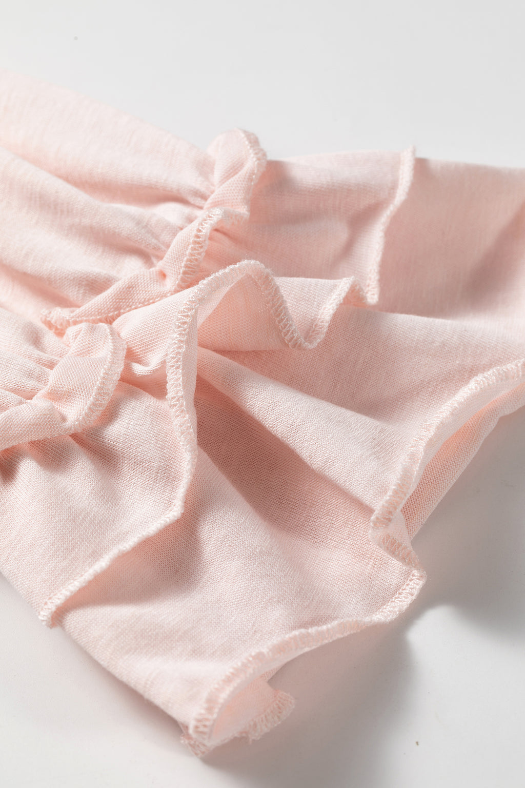 Blush Ruffle Cuff Long Sleeve Top
