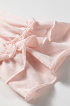 Blush Ruffle Cuff Long Sleeve Top
