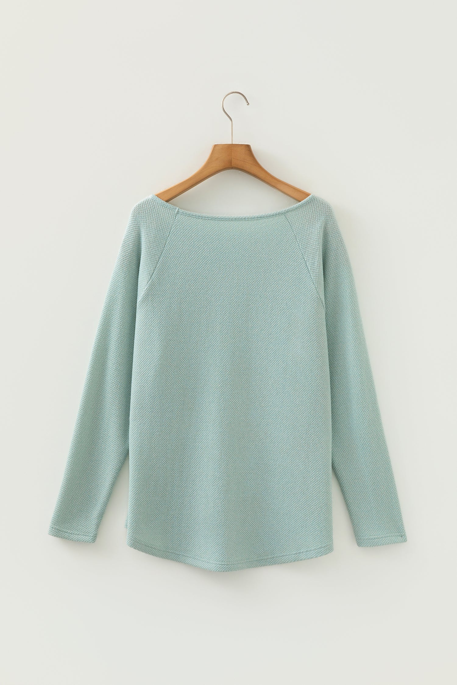 Seafoam Textured Knit Top